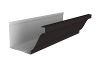 Желоб прямоугольный Vortex Lite Matt 130 мм 3м RAL 9005 черный