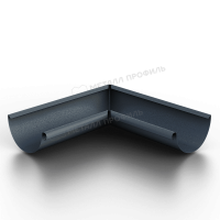 Угол желоба внутренний D125 Foramina Freeze (FRZ_D-01-Grey\Grey-0.6)