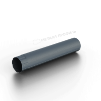 Труба водосточная D100х3000 Foramina Freeze (FRZ_D-01-Grey\Grey-0.5)